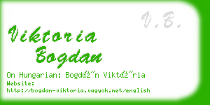 viktoria bogdan business card